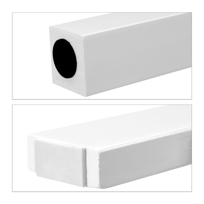 Дитячий комплект для відпочинку Relaxdays білий з 2 стільцями