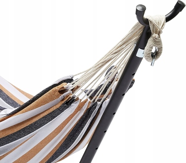 Гамак з стійкою Italform, багатоколірний, навантаження до 150 кг, 260 x 150 см