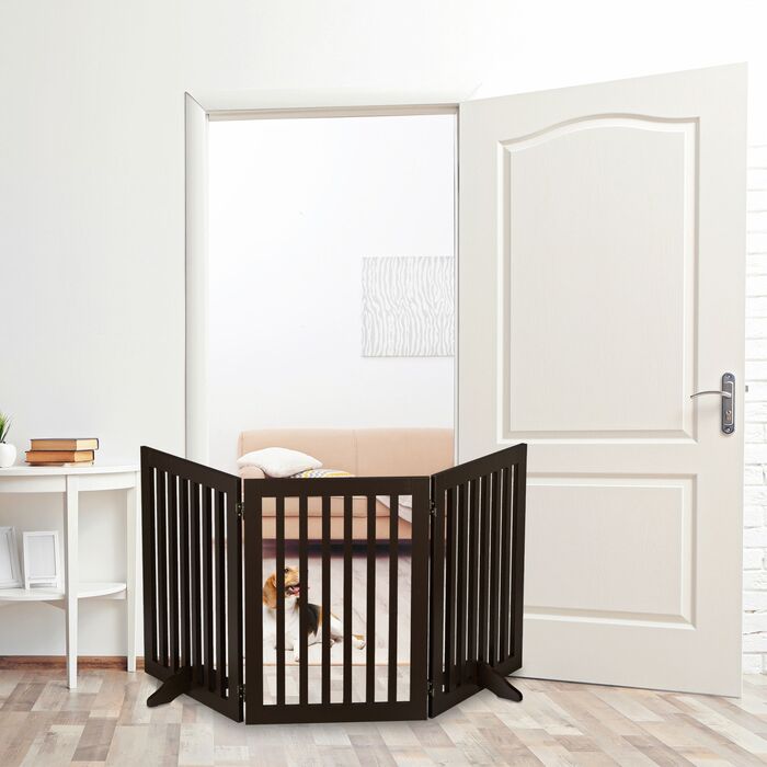 Захисний бар'єр Relaxdays коричневого кольору, 70 см