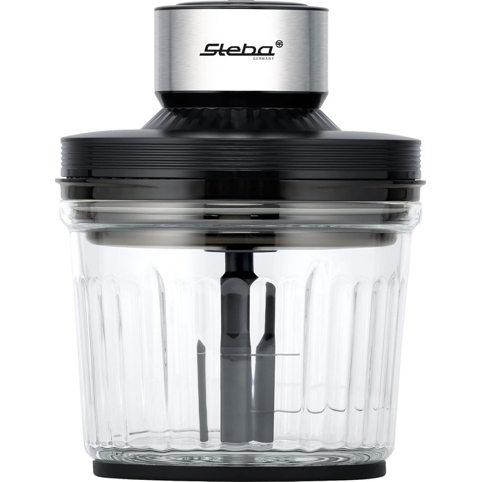 Мульти-подрібнювач Steba MG 400 зі скляною ємністю 2L, 400W, з нержавіючою сталлю, 2 швидкості, для кухні