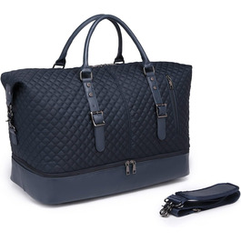 Дорожня сумка, полотняна сумка, велика сумка для вихідних, велика ручна поклажа, чоловіча або жіноча Дорожня сумка, модна (синя)