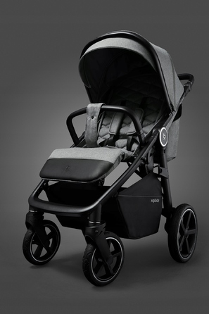 Дитячий візок-прогулянка Future Design Xplode, колір Seal Grey, з пневматичними колесами