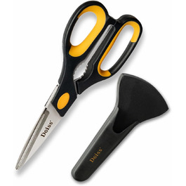 Кухонні ножиці Deiss PRO - надміцні, гострі ножиці з нержавіючої сталі, які можна мити в посудомийній машині, для будь-яких цілей