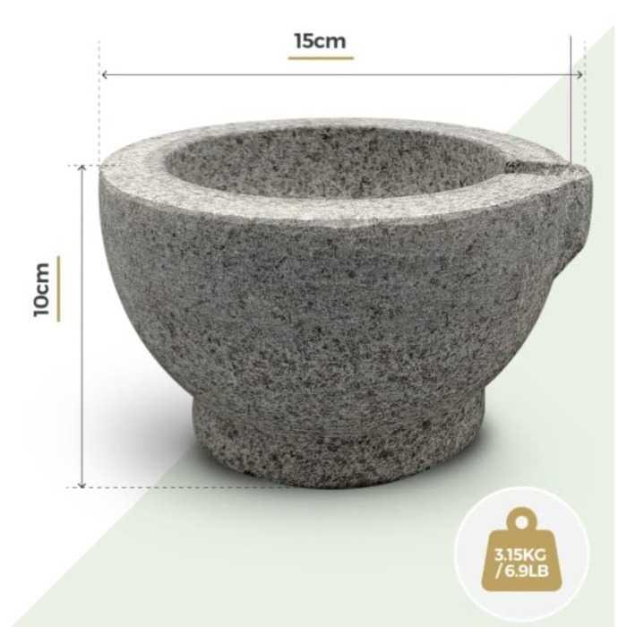 Набір для стукання та розмелювання з граніту Silk Route Home з виливом