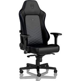 Крісло ігрове Noblechairs HERO - офісне крісло, стільниця з PU-шкіри, чорно-синій колір
