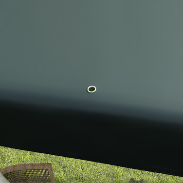 Павільйон 2,7x2,7 м, швидкий монтаж за допомогою клік-системи, нержавіюча сталева рама, темно-зелений