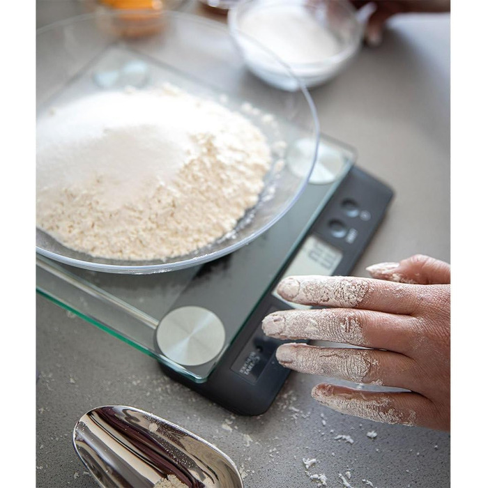 Кухонні ваги Taylor Pro Digital з таро-функцією, 14,4 кг, прозорі