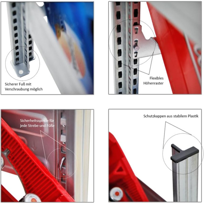 Стеляжка для ящиків та шин PROREGAL CHIEMSEE TIRE, німецька якість, 200x136x43,5 см, 3 ящики + 4 шини + 2 дошки