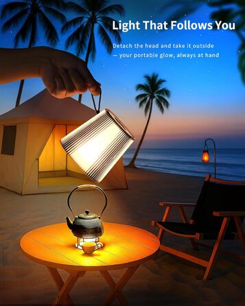 LED настільна лампа LuminexDesigns бездротова з акумулятором 5200mAh, регульована яскравість, IP54 вологостійка, для спальні, офісу, саду, декору, біла (сучасний дизайн, компактна, чорна)