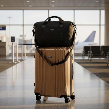 Набір валіз FERGÉ 3 шт. з жорстким корпусом, TSA-замок, модель Cannes. Валізи-тележки (ручна поклажа, L, XL). Жорсткі валізи на 4 колесах, міцний полікарбонат (5 шт., бронзовий колір).