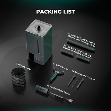 Зволожувач повітря для рослин MARS HYDRO 6л з таймером, ультразвуковий, для гроубоксів та теплиць