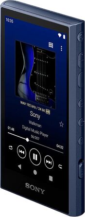 Плеєр MP3 Sony Walkman NW-A306 32ГБ, сенсорний екран, до 36 годин роботи, Wi-Fi, покращене звучання, синій