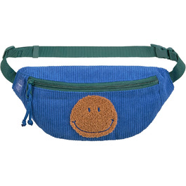 Дитяча поясна сумка через плече з регульованим ременем/міні-сумка для м'язів Шнур Smile Caramel (синій)