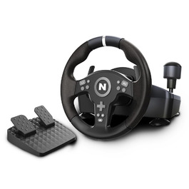 Гоночний кермо NITHО Drive Pro V200 з педалями та перемикачем швидкостей для PC, PS4, PS5, Xbox One, Xbox Series X/S, Windows - 270° з вібрацією