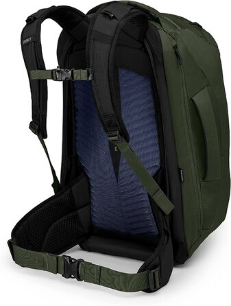 Чоловічий рюкзак Osprey Farpoint 40 (Gopher Green, Один розмір підходить всім, комплект з надлегкою упаковкою)