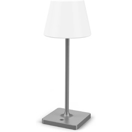 LED настільна лампа Infray з акумулятором, диммування, IP44, для дому та вулиці, 4000mAh, природальний білий (сірий)