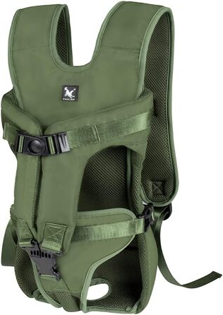 Собачій рюкзак WOWEI XL до 12 кг зелений
