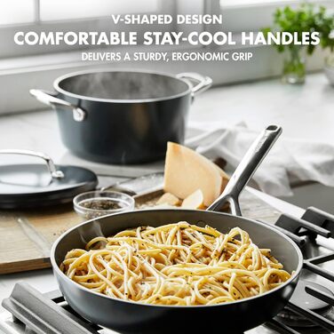 Набір сковорідок GreenPan GP5: антипригарне покриття Ceramic, індукція, 2 шт. (24.1 см та 27.9 см)