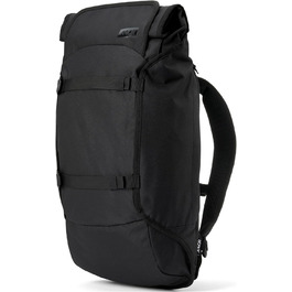 Розширюваний туристичний рюкзак AEVOR Travel Pack в міському дизайні з корисними функціями для подорожей і відділенням для ноутбука. Чорне затемнення - Шварц