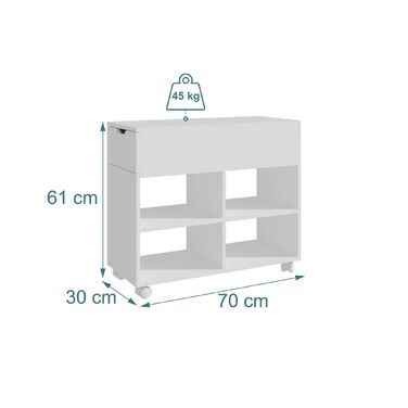 Компактний рол-контейнер Relaxdays для вузьких місць