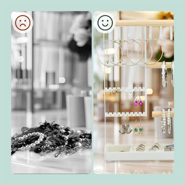 Підставка для прикрас Relaxdays з лотком для кілець