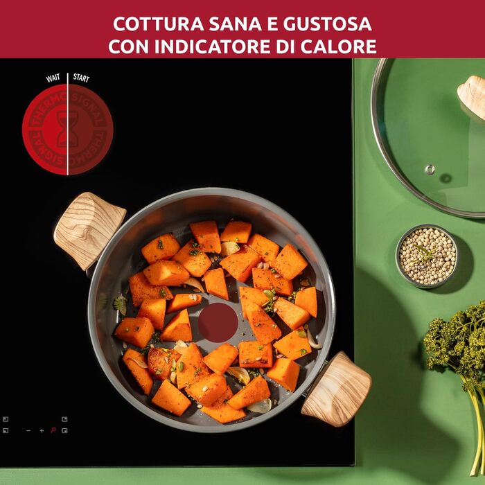 Сковорода Lagostina Vivissima 20 см з керамічним покриттям, для всіх типів плит, включаючи індукцію