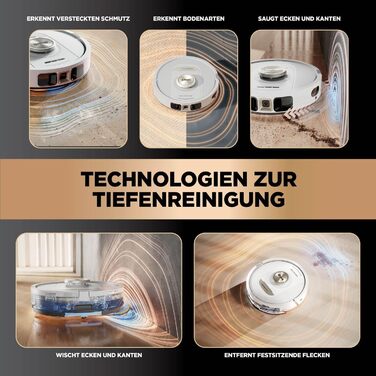 Робот-пилосос Shark PowerDetect 2-в-1 з функцією миття, NeverTouch Pro, 60 днів автономності, самостійне очищення контейнера, 3D та LiDAR навігація, уникнення перешкод NeverStuck, керування через додаток, білий, AV2810ZEEUWH, 4 щітки / Anti-Micro Pads / 2