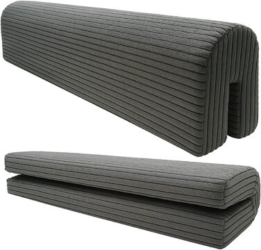 Захист для ліжечка дитячого бортик-подушка від випадання (Сірий, 60 см)