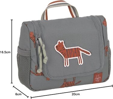 Дитяча сумка для туалетного приладдя Мішок для прання Сумка для туалетного приладдя для підвішування, 20 см/Міні мішок для прання (Safari Tiger)