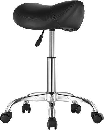 Сідло-стілець VEVOR для стоматологів, салонів, лабораторій. Регульована висота 460-605 мм, вантажопідйомність 181 кг, розмір 54x54x71 см
