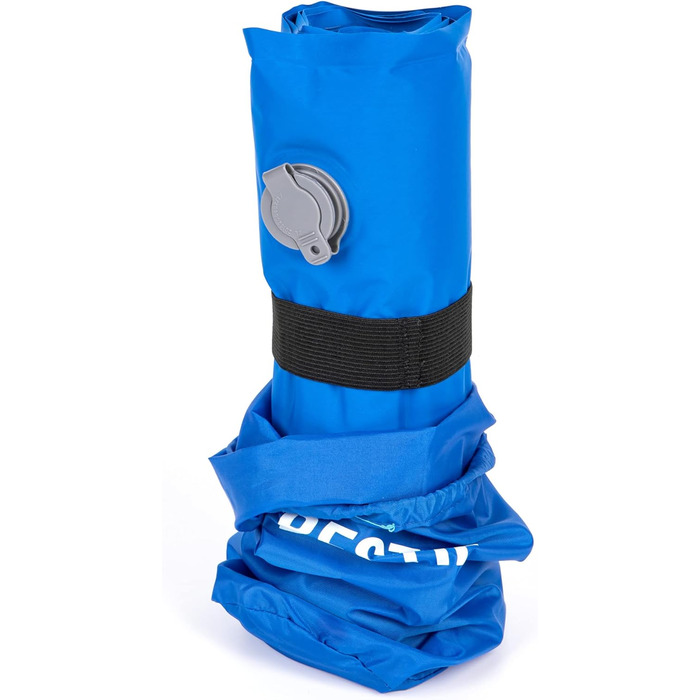 Кемпінговий килимок BESTIF Надувний надувний надувний матрац Відкритий ультралегкий водонепроникний 190 x 58 x 5 см Компактний килимок для сну з подушкою (синій)