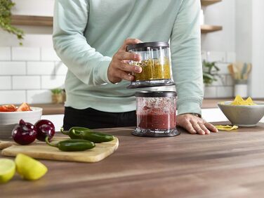 Електричний подрібнювач Ninja Express Chop Mini NJ1002EUBK – подрібнювач зелені та овочів, чорний