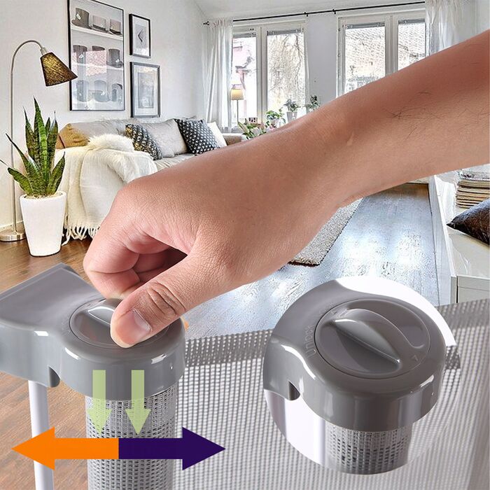 Захисна сітка для дверей, що висувається Relaxdays