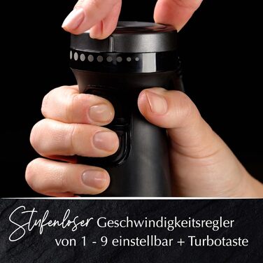 Сталевий блендер Stanley Rogers 500W з 1L скляною колбою, 4-лопатева система + насадка для змішування, 2 швидкості (занурювальний блендер)