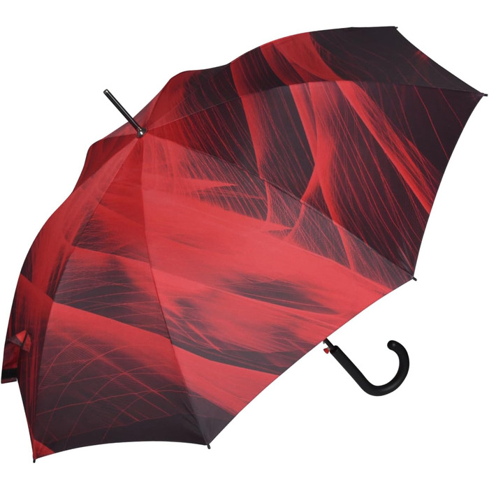 Knirps Stick Umbrella Automatic Supernova - Spheres Ruby, Knirps Stick Umbrella Automatic Supernova - Spheres Ruby