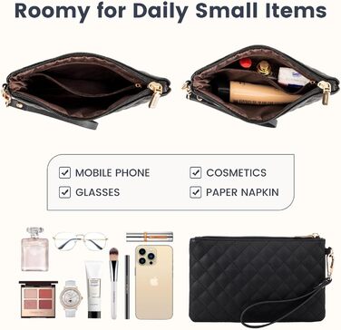 Сумка для ноутбука LOVEVOOK, жіноча, середнього розміру, 17.3 дюйми, для роботи, навчання, офісу, універсітету, чорно-біла