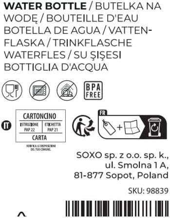 Пляшка для води MOMO WAY 1 л, пляшка для води з трітану без бісфенолу А, багаторазова спортивна пляшка для школи, спорту, фітнесу, подарунок для чоловіків, жінок і дітей, пудра рожева 1000 мл світло-рожева 1000 мл