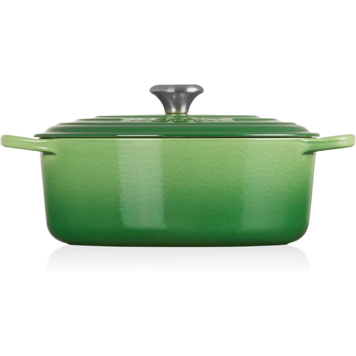 Le Creuset Signature Чавунний Бражун з кришкою, овальний, 29 см, 7.5 л, для всіх плит, включаючи індукцію, колір: Офенрот