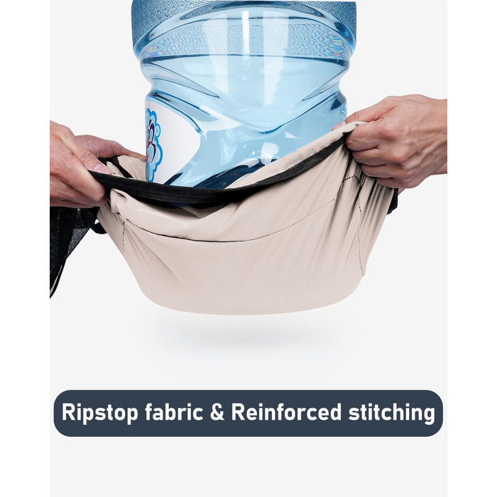 Набір органайзерів для подорожей ECOHUB для валізи, 7 шт, сумки для одягу та взуття з переробленого PET, екологічні пакувальні куби, бежевий