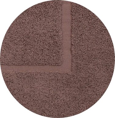 Комплект Betz з 2 килимків для ванної, килимок для ванної, килимок для душу, махрова тканина розміром 50x70 см, 100 бавовна преміум-класу, колір 650 г / м2 (горіхово-коричневий)