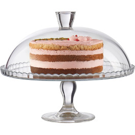 Підставка для капкейків та мафінів з кришкою-куполом, сервірувальний посуд