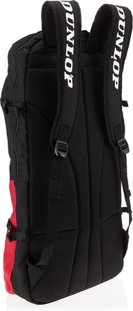 Спортивний рюкзак Dunlop для дорослих унісекс 2021 CX Performance довгий Тенісна сумка довгий рюкзак Чорний / червоний