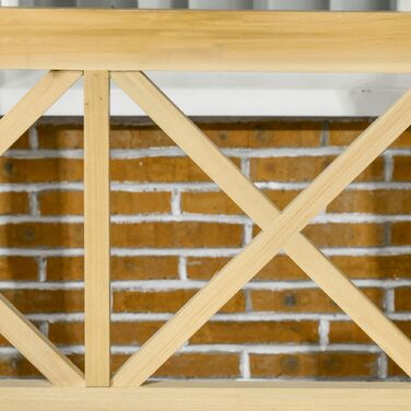 Садовий гойдалка з перголі на 2 особи, регульована висота, міцна дерев'яна рама, розміри 2,21 x 1,40 x 1,96 м