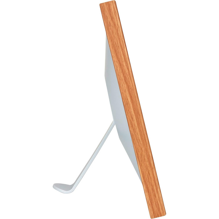 Цифровий фоторамка TFA Dostmann 10 дюймів з Wi-Fi, FRAMEO App, сенсорний екран, підтримка USB/Micro SD, дерев'яний корпус (MDF), коричневий