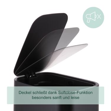 Відро для сміття Relaxdays, 7 літрів