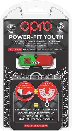 Унісекс молодіжна спортивна капа OPRO Power-Fit (Юніор, Уельс)