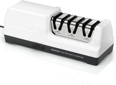 Електричний точило для ножів MusyVocay з алмазним покриттям, професійне 3-ступеневе, кухонне, для грубого шліфування та ремонту