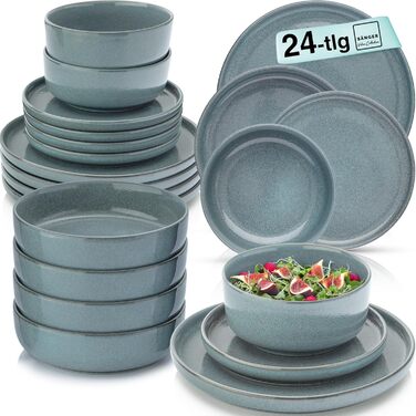 Набір кавових чашок SÄNGER 6 шт. з порцеляни, 400 мл, для 6 осіб, сумісно з миючим засобом та мікрохвильовою піччю, коричневий, VALUE COLLECTION (Каїро Оушн)