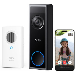 Відеодзвінок eufy Security C31 з камерою та Chime, 2K FHD, без підписки, акумуляторний, з Wi-Fi
