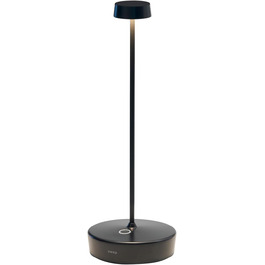 Зуаффарано, Swap Pro - Бездротова LED-лампа, торшер, чорний, 2200-3000K, сенсорне керування, для дому та саду, 29 см
